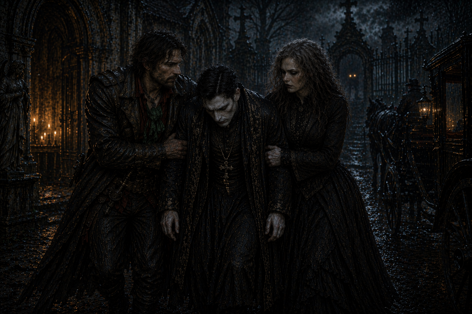 De coterie ondersteunt Battista